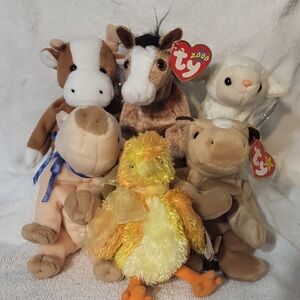 Barn Yard Beanie Baby Collection